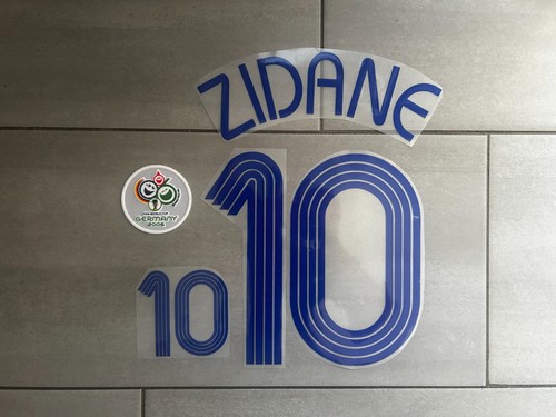 Flocage zidane maillot - zidane,